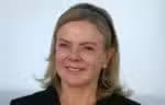 DF - LULA/CIÊNCIA E TECNOLOGIA/RECURSOS - POLÍTICA - A  ministra-chefe da Secretaria de Relacoes Institucionais, Gleisi Hoffmann, durante cerimônia para sanção do   Projeto de Lei nº 847/2025, que aprimora a destinação de recursos do Fundo Nacional de Desenvolvimento Científico e   Tecnológico (FNDCT), no Palácio do Planalto, em Brasília, na tarde desta segunda-feira (4).   04/08/2025 - Foto: FáTIMA MEIRA/ENQUADRAR/ESTADÃO CONTEÚDO