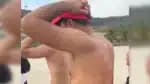 Chefe do CV preso bebendo whisky em praia no RJ com identidade falsa