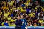 RJ - BRASIL/CHILE - ESPORTES - Rio de Janeiro, Rio de Janeiro, Brasil. 04 de setembro, 2025. Rio de Janeiro (RJ), 04/09/2025 - Eliminatórias da Copa do Mundo, - Carlo Ancelotti , durante partida Brasil x Chile. O Maracanã recebe nesta quinta (4) à noite o último jogo do ano da seleção brasileira de futebol masculina no país, pela penúltima rodada das Eliminatórias da Copa do Mundo. Em partida realizada no estádio do Maracana, no Rio de Janeiro, na noite desta quinta-feira, 04 de setembro de 2025. 04/09/2025 - Foto: MARCELO CORTES /FOTOARENA/FOTOARENA/ESTADÃO CONTEÚDO