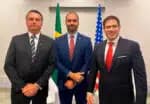 Eduardo Bolsonaro e PL criticam negociação com Trump, chamando-a de &#8220;golaço&#8221;