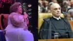 Alcione dedica show a Alexandre de Moraes: “Ele é amado” e público grita “sem anistia”